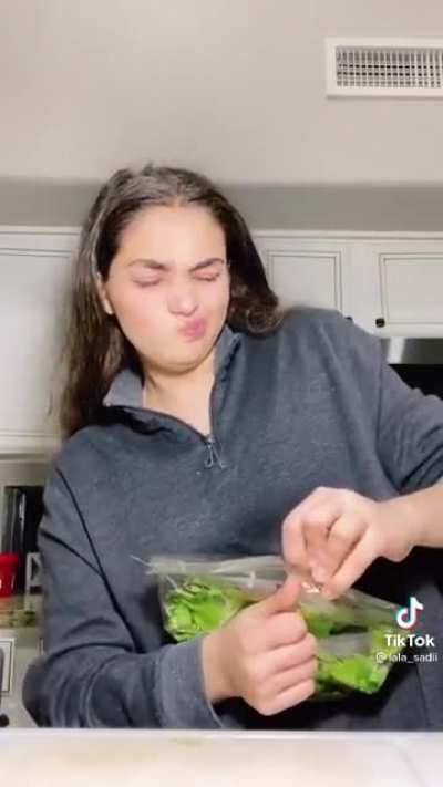 Pick Me Makes a Salad