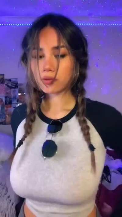 Showing her room