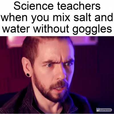 I feel a disturbance in the classroom