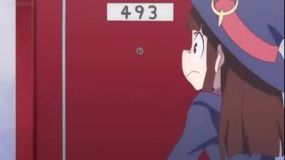 Rofl that isn't the right door Akko 😂😂😂