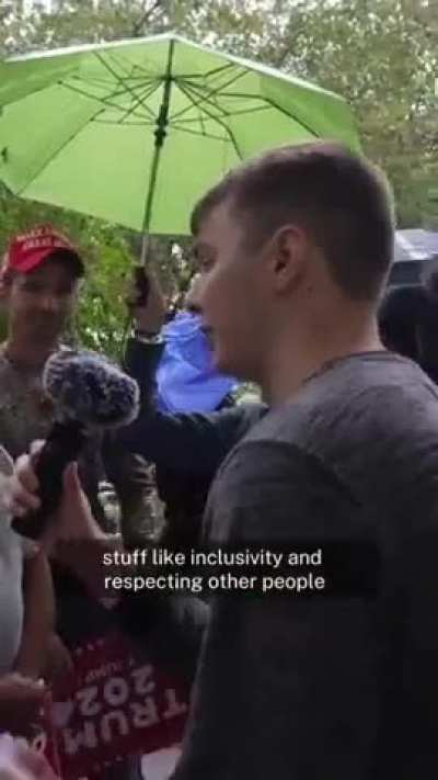 Trump Supporter: “How come everyone that goes to college is a Biden supporter?”