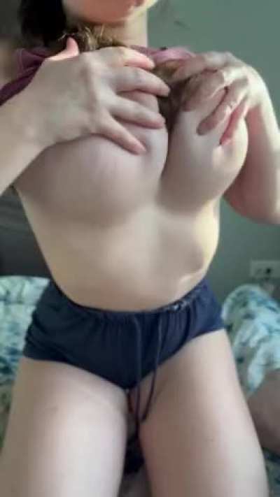 my boobs have gotten so much bouncier since they've grown, here's the proof ;)