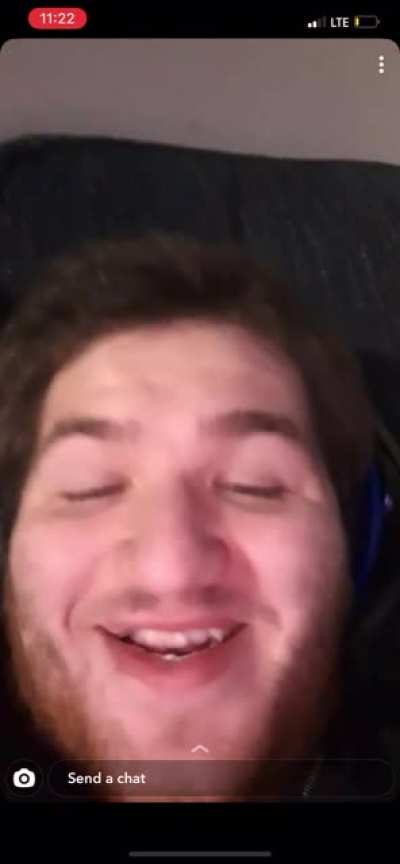 His reaction to a promo for a Cartoon Network Naruto spin off.