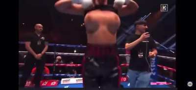 That’s one way to celebrate a win