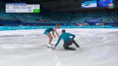 Figure Skating meets WWE.