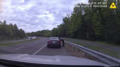 Officer Cheats Death In Shocking Crash