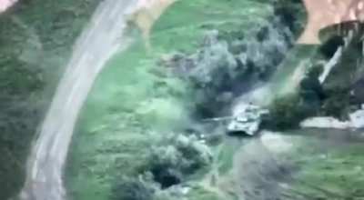 Destruction of Russian T-90M near Kharkiv