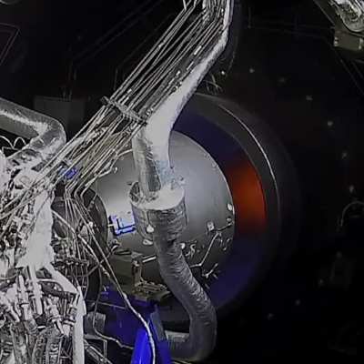 BE-7 vacuum test firing