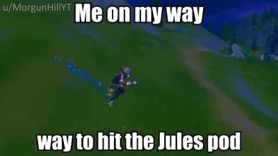 Mom said it was MY turn with the Jules pod!!!1!1!