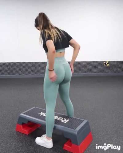 Fixing herself 🍑