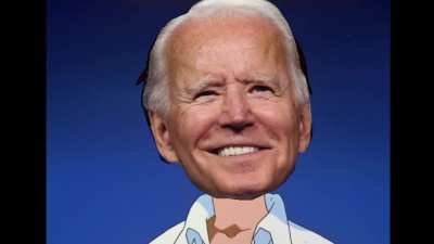 Anarcho-Bidenism with anime characteristics
