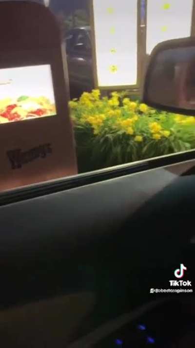 At least the drive-thru employee got to roast him