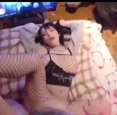 Goth taking a pounding