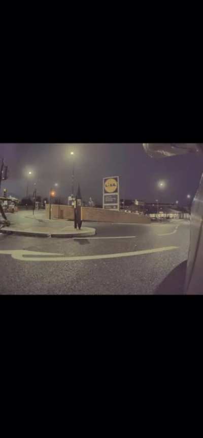 Didn’t see that kerb