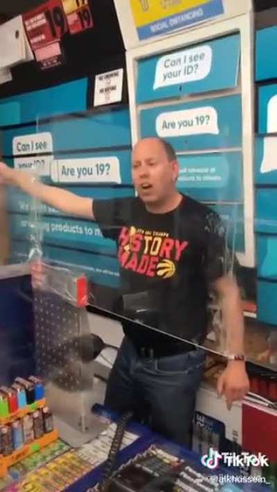 Bullying and repeatedly harassing a convinience store worker (their 3rd video there), WITHOUT wearing masks in the middle of a global pandemic for the tiktok likes and clout 🤡🤡🤡