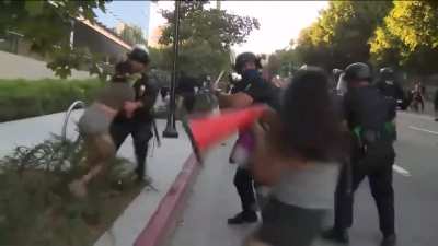 LA scuffle