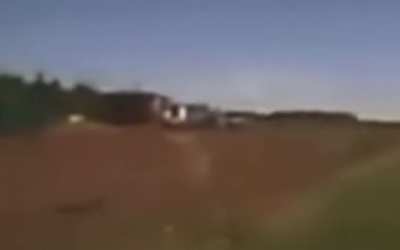 Russia: Author hits a SUV then a fence