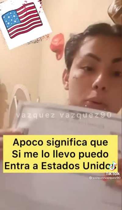 Y yo preocupado por no tener visa!