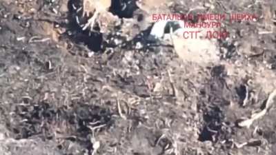 Single Chechen fighter assaults Russian trench outside Bakhmut | 