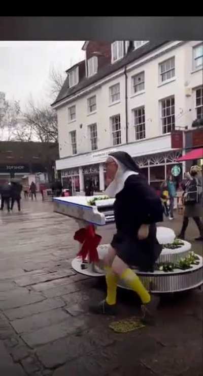 Christmas has arrived in Norwich 😂