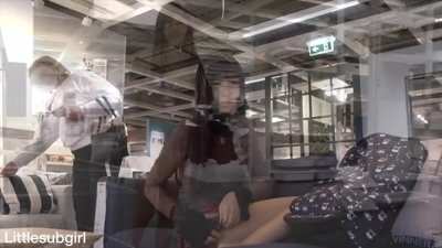 Tiny Asian in IKEA