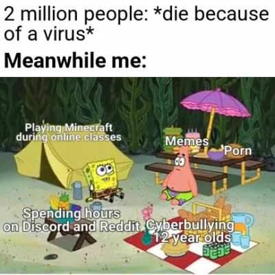 Enjoying my life while millions of people die
