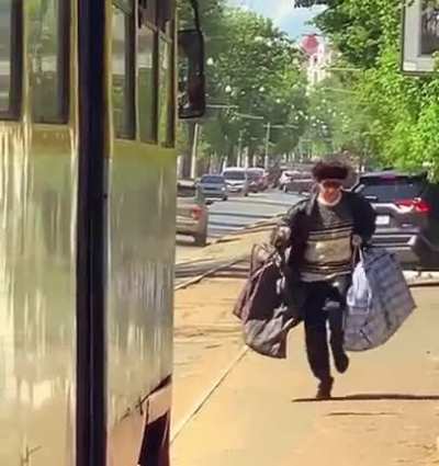 he got there in time