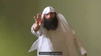 A parody for an elect ad if it's in a muslim country