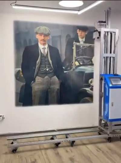 Wall-printing the boys  