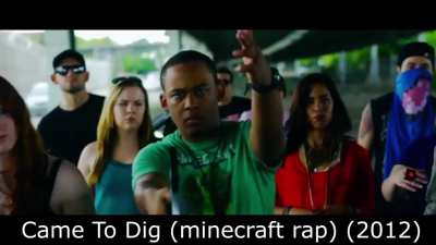 Anyone else hear it? Did this madman actually sample a minecraft song?