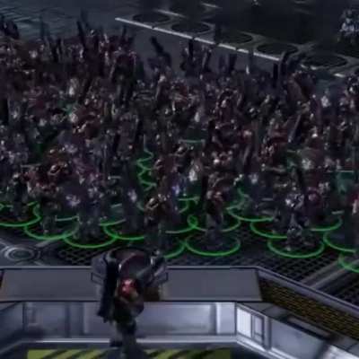 When you're at the violin part of 