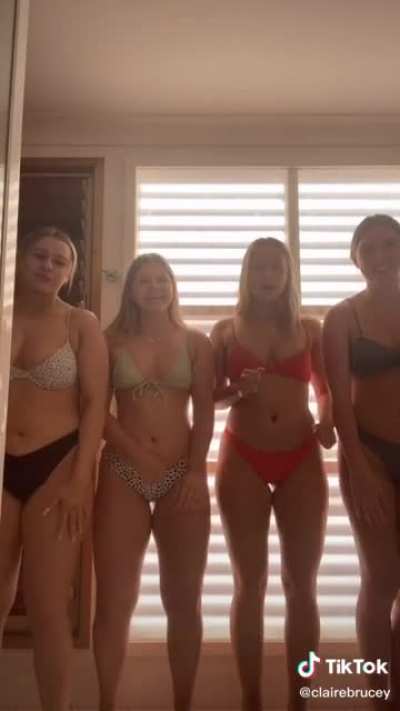 Who would you choose? I choose second from the left (green top)