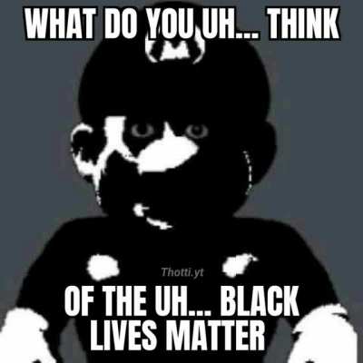 Mario but he's a gamer