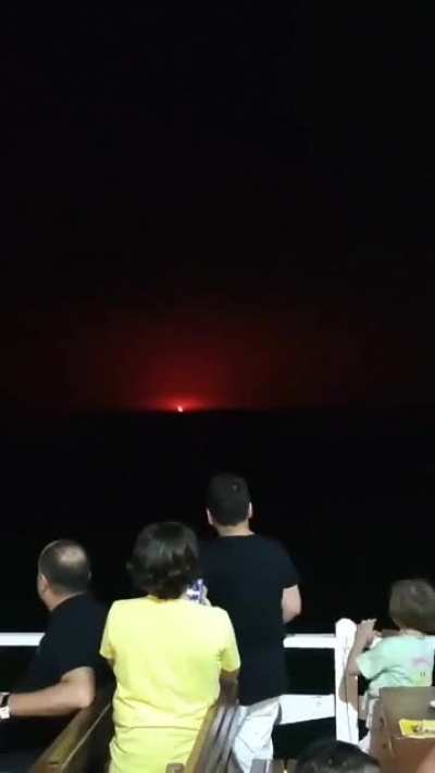 Video of what looks like a huge explosion, allegedly in a gas field, in Azerbaijan