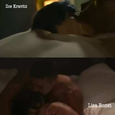 Zoe Kravitz and her mom, Lisa Bonet, both getting railed from behind (highly recommend sound on)