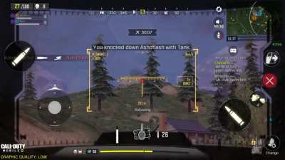 I guess this is karma for using the tank