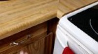 Can't open the drawer unless you open the oven first!