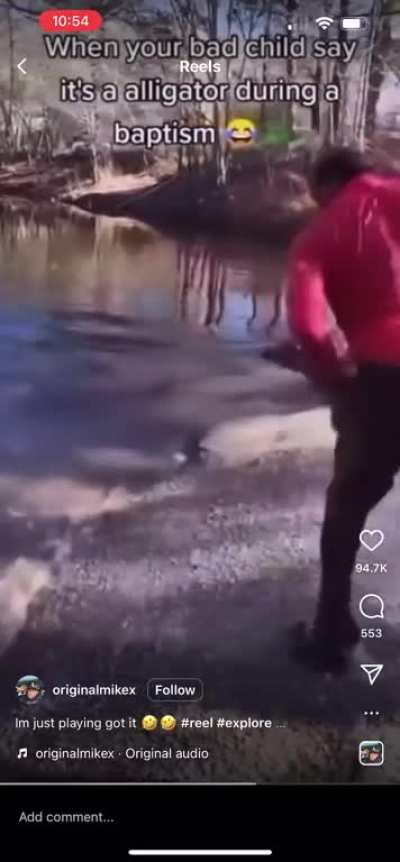 Nothin in these waters but jokes