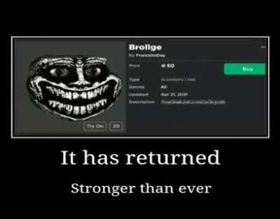 It's back but more powerful now