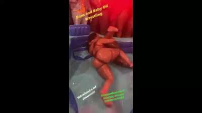 Oil Wrestling