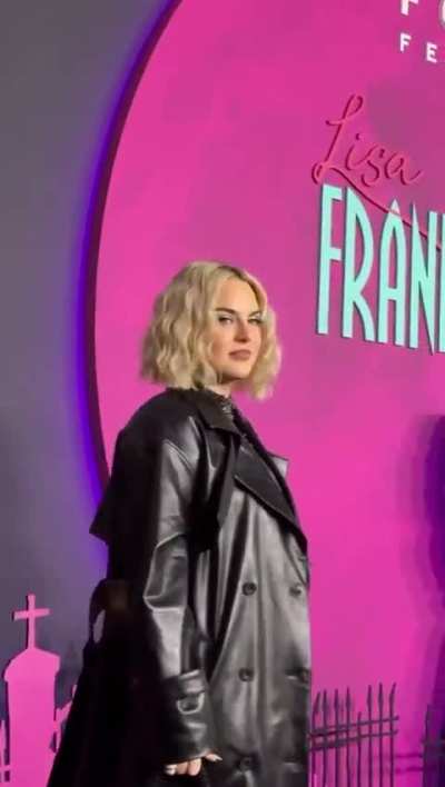 Attending the Lisa Frankenstein premiere | IG February 2024