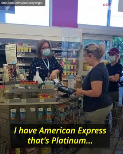 She had me when she slammed her cart.