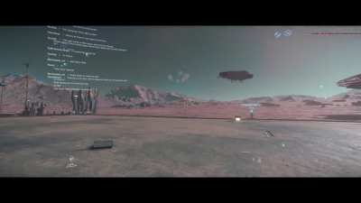 A friend tried to hit another friend with his ship, hi missed to hard.