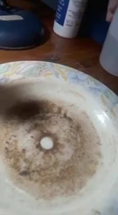 Water and soil + alcohol, what is going on here?