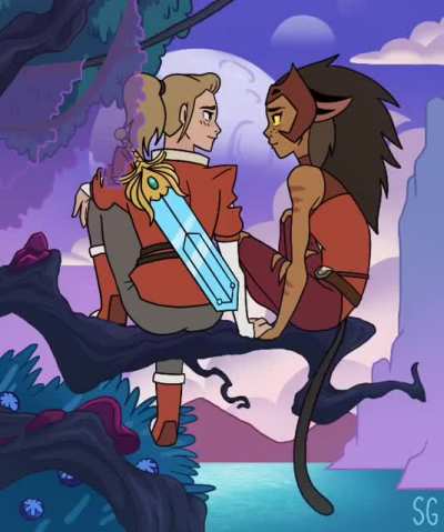 I learned how to animate this week and made a lil Catradora fanart