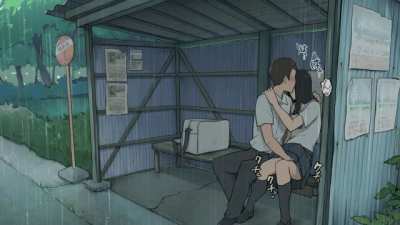 Waiting for the bus