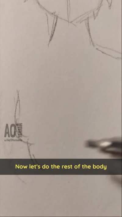 [OC] How to sketch your waifu
