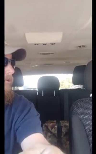 Guy with too much time on his hands pulls over a cop