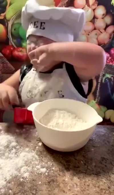 Letting your child bake