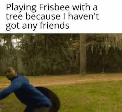 Takes Years of training to bounce a frisbee back